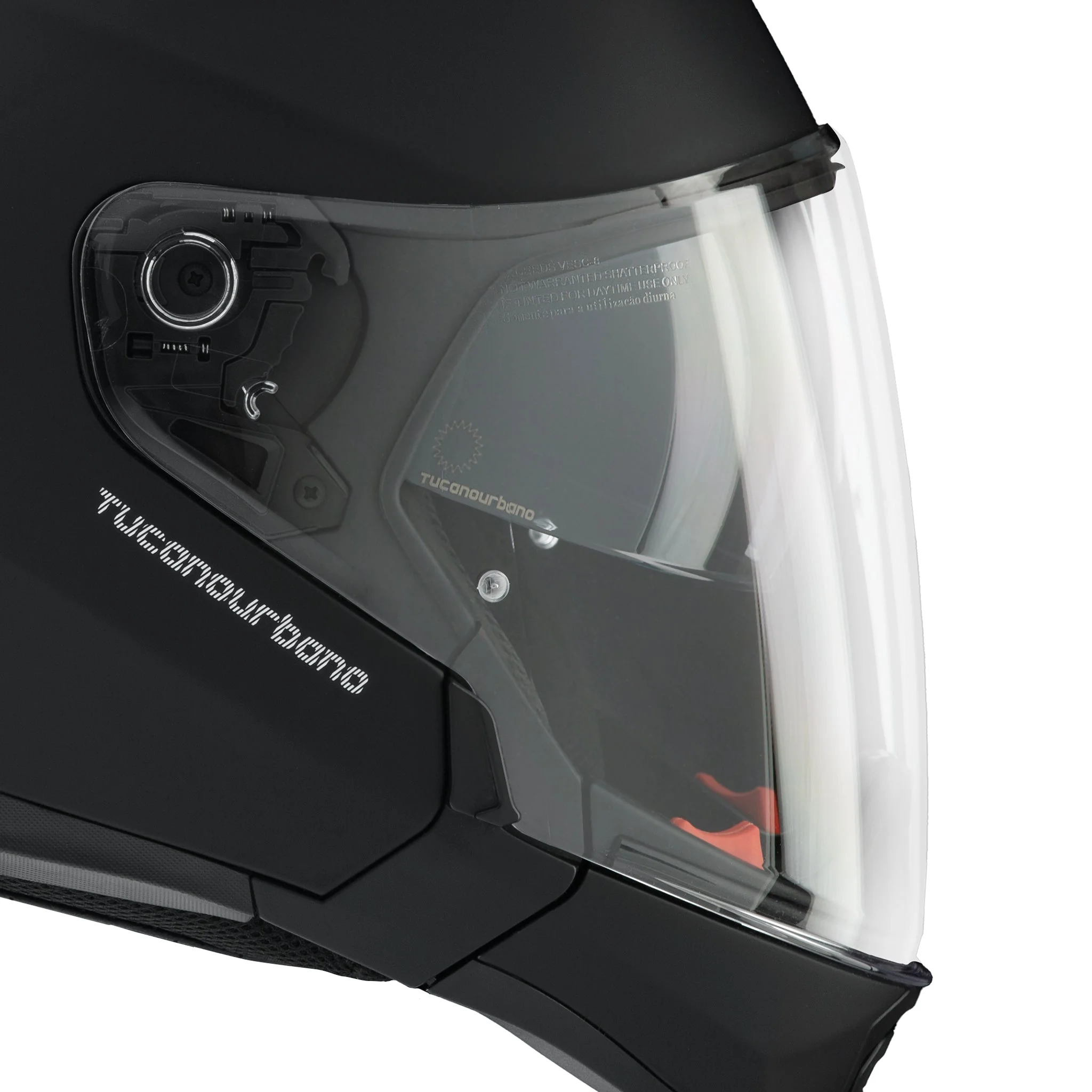 VISIERA ESTERNA TRASPARENTE con PREDISP. PINLOCK® - CASCO HYPERLINK